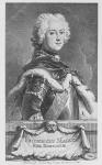 Friedrich II, King of Prussia, engraved by Georg Friedrich Schmidt, 1746 (engraving)