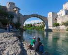 Mostar, Bosnia and Herzegovina. The Old Bridge. (photo)