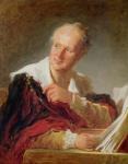 Portrait of Denis Diderot (1715-84) c.1769 (oil on canvas)