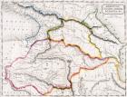 Map of Armenia, Colchis, Iberia and Albania, from 'The Atlas of Ancient Geography', by Samuel Butler, published in London, c.1829 (colour litho)