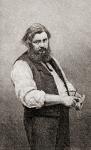 Jean Désiré Gustave Courbet, from 'The Century Illustrated Monthly Magazine', published 1884 (wood engraving)