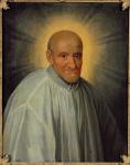 St. Vincent de Paul (1576-1660) (oil on canvas)