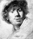 Self Portrait, 1630 (etching)