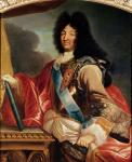 Portrait of Louis XIV (1638-1715) (oil on canvas)