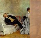 Monsieur and Madame Edouard Manet, 1868-69 (oil on canvas)