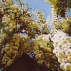 Up into wisteria, 2011, (oil on canvas)