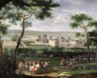 View of the Chateau de Vincennes, c.1665 (oil on canvas)