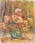 Vase of Roses, 1890-1900 (oil on canvas)