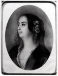 Madame Hanska (1801-82) engraved by Emile Lassalle (1813-71) (lithograph) (b/w photo)