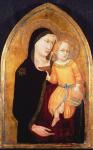 Madonna and Child (oil on panel)