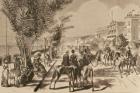 Promenade des Anglais, Nice, 1880 (engraving)