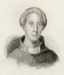 Gerald of Wales, from 'Crabbes Historical Dictionary', published in 1825 (litho)