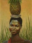 Pineapple Girl, 2004 (oil on canvas)