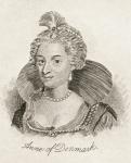 Anne of Denmark, from 'Crabb's Historical Dictionary', published 1825 (litho)