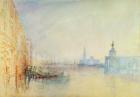 Venice, The Mouth of the Grand Canal, c.1840 (w/c on paper)