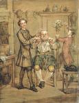 The Barber, c.1760-69 (oil on canvas)