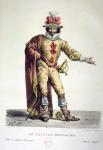 Captain Matamore (coloured engraving)