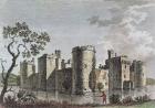 Bodiam Castle, Sussex, 6th July 1777 (colour engraving)