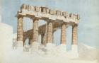 The East End and South Side of the Parthenon, c.1813 (w/c & graphite on paper)