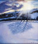 Snow Shadows, 2009 (oil on canvas)