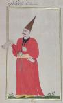 A Writer, from 'Costumes de la Cour et de la Ville de Constantinople', 1720 (gouache on paper)