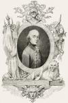 Portrait of Charles Edward Stuart (1720-88) the Young Pretender, engraved by Stephane Pannemaker (1847-1930) (engraving)