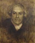 Edmond de Goncourt (1822-96) c.1892 (oil on canvas)