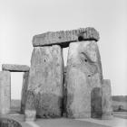 Stonehenge (b/w photo)