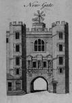 View of Newgate (engraving) (b/w photo)