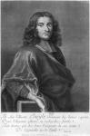 Portrait of Pierre Bayle (1647-1706) (engraving) (b/w photo)