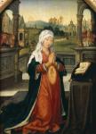 St.Anne Conceiving the Virgin (oil on panel)
