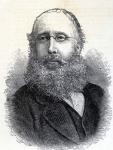 William Bromley-Davenport (1821-1884) from 'Illustrated London News' June 28, 1884 (engraving)