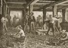 Silver Mining in Nevada, c.1870, from 'American Pictures', published by The Religious Tract Society, 1876 (engraving)
