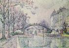 The Canal Saint-Martin, 1933 (oil on canvas)