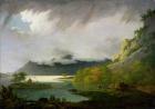 Derwent Water with Skiddaw in the Distance, c.1795-6 (oil on canvas)