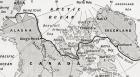 Map showing the route of Amundsen's voyage through the North West Passage, 1903-1906. From Heroes of Modern Adventure, published 1927
