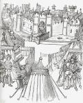 The Siege of Rouen, France in 1418, from 'A Short History of the English People' by J. R. Green, published in 1893 (litho)