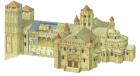 Santiago de Compostela Romanesque Cathedral. Reconstruction. Spain