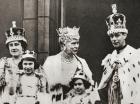 King George VI and his wife Queen Elizabeth seen here on the balcony at Buckingham Palace, London, England the day of their coronation, 12 May, 1937,