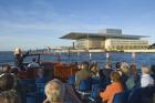 The Operaen, or Opera House, on Dokoen in Copenhagen harbour seen from excursion boat boat, Copenhagen, Denmark (photo)