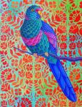 Blue Parrot, 2015, (oil on canvas)