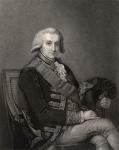 Admiral George Brydges Rodney, engraved by J. Cochran, from 'National Portrait Gallery, volume V', published c.1835 (litho)