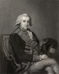 Admiral George Brydges Rodney, engraved by J. Cochran, from 'National Portrait Gallery, volume V', published c.1835 (litho)