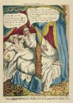 The Archduchess Maria Louisa going to take her NAP, 1810 (hand-coloured etching)