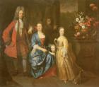 Colonel Andrew Bissett and his family, 1708