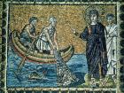 St. Andrew and St. Peter Responding to the Call of Jesus, from the main nave (mosaic)