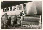 Passengers boarding the Zeppelin LZ11 'Viktoria-Luise', between 1912-14 (b/w photo)