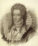 Elizabeth I (1533-1603) Queen of England (engraving)