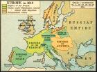 Map of Europe in 1812. From Historical Atlas, published 1923.
