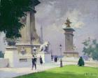 Pont Alexandre III, Paris (oil on canvas)